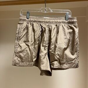 Champion gold athletic shorts